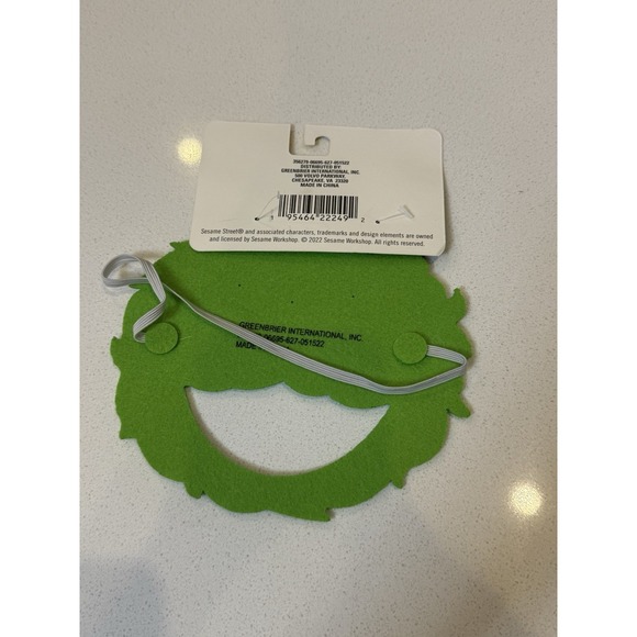 Sesame Street Character Felt Masks‎ Set Of 4 New Oscar Big Bird Burt Ernie - Picture 8 of 9